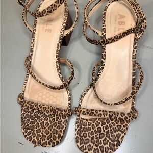 Able Leopard Pattern Women's Sandals